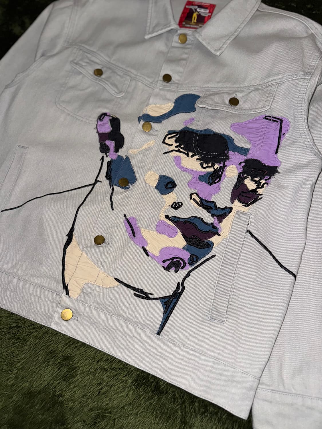 [L] KIDSUPER 키드슈퍼 23AW 엠브로이더리 트러커 자켓 상품이미지4