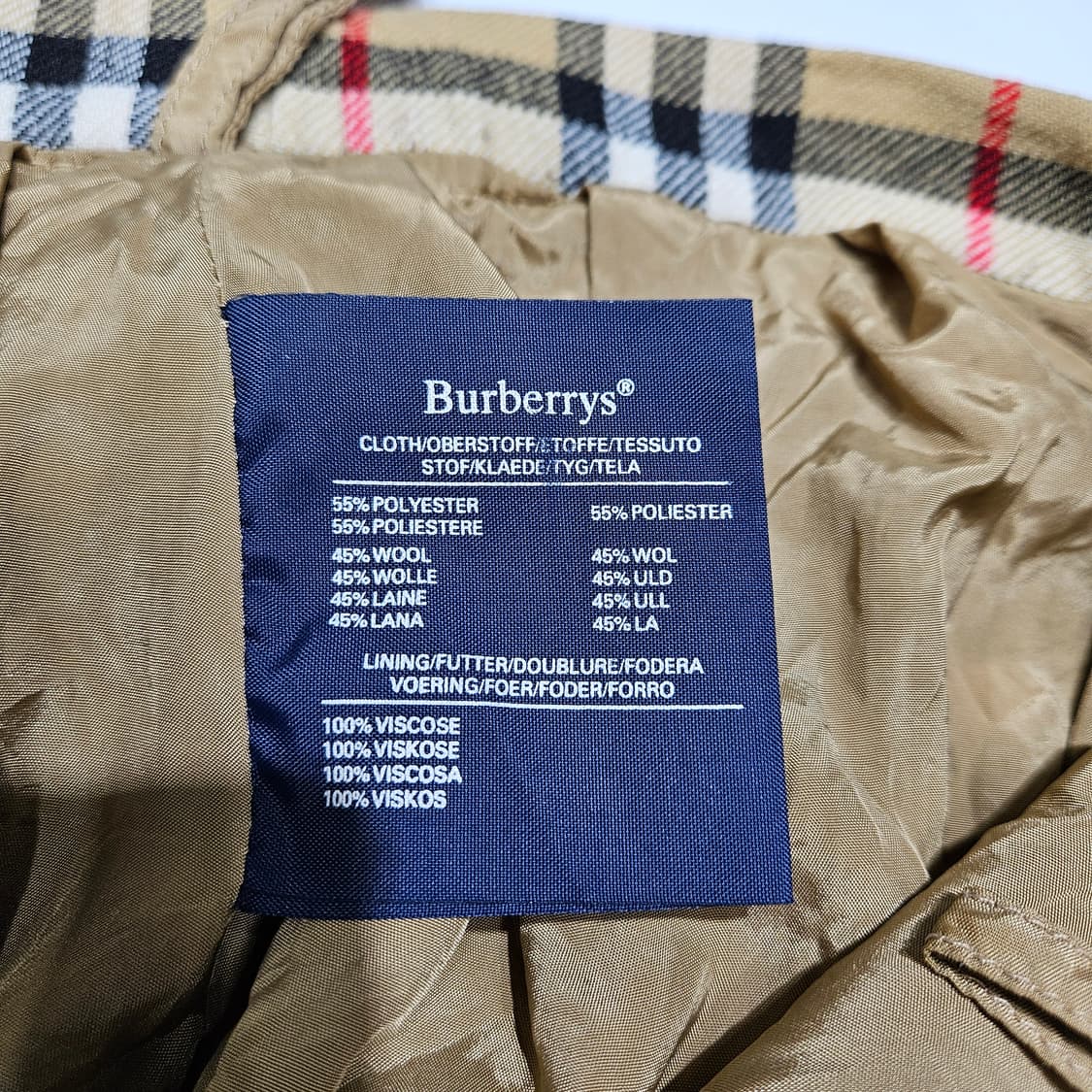 버버리 노바체크 스커트[25] 상품이미지6