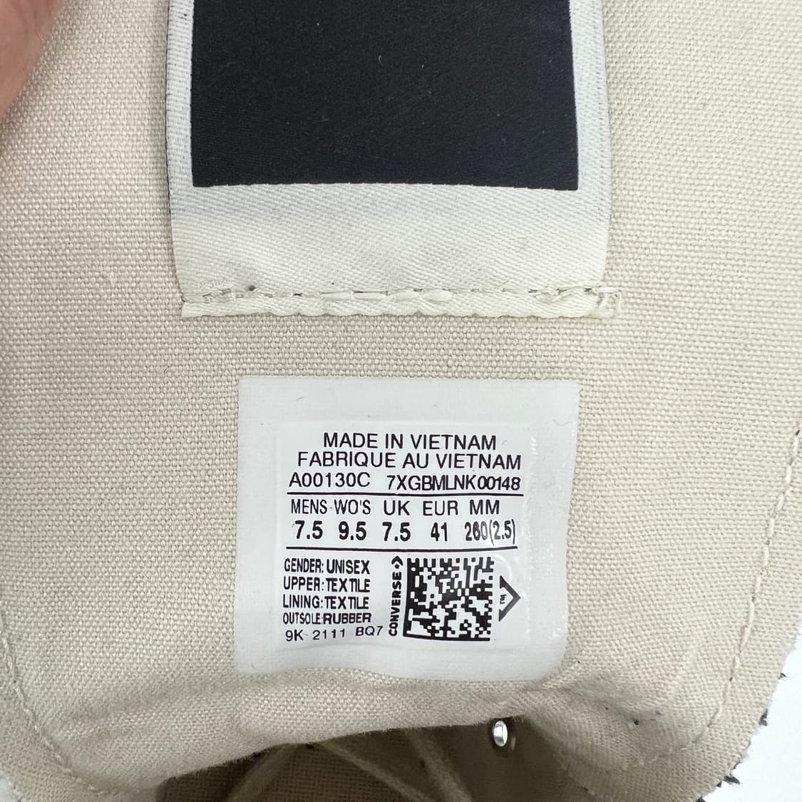 컨버스 x 릭오웬스 다크쉐도우 다크스타 척 70 하이 블랙 41 상품이미지10