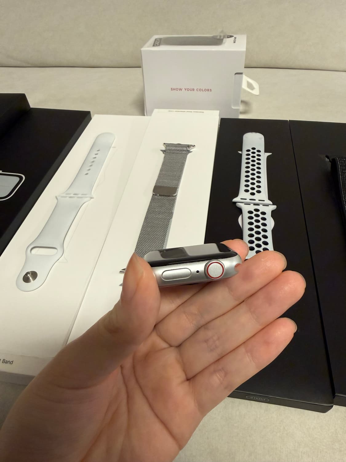 애플워치 나이키 se 1 실버 40mm 셀룰러 (정품스트랩 밴드) 상품이미지4