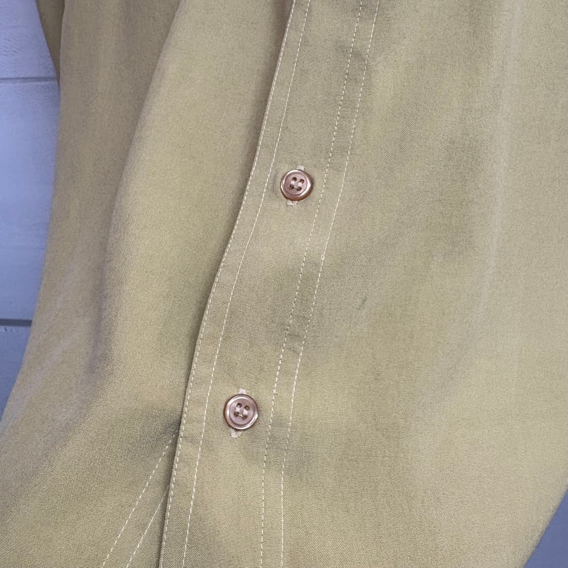 일본빈티지 포켓 워크웨어 실크 셔츠 남방  상품이미지4