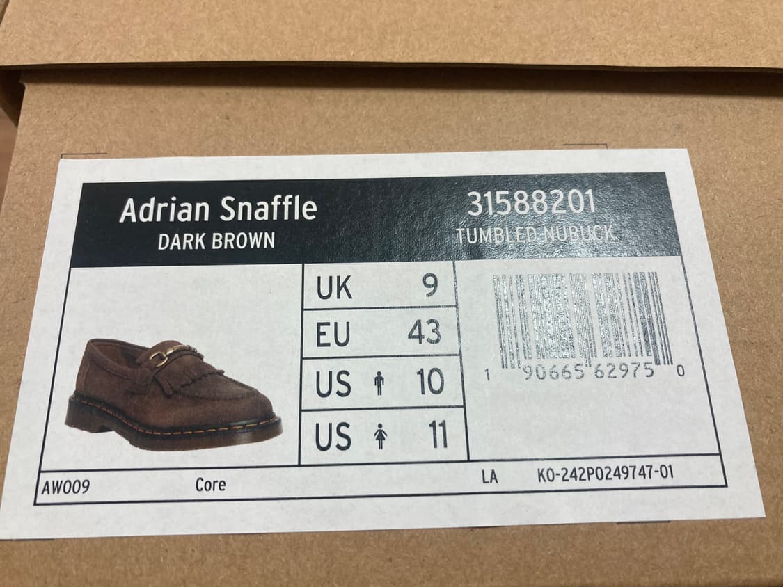 [280] 닥터마틴 아드리안 스내플 로퍼 구두 / 다크 브라운 상품이미지2