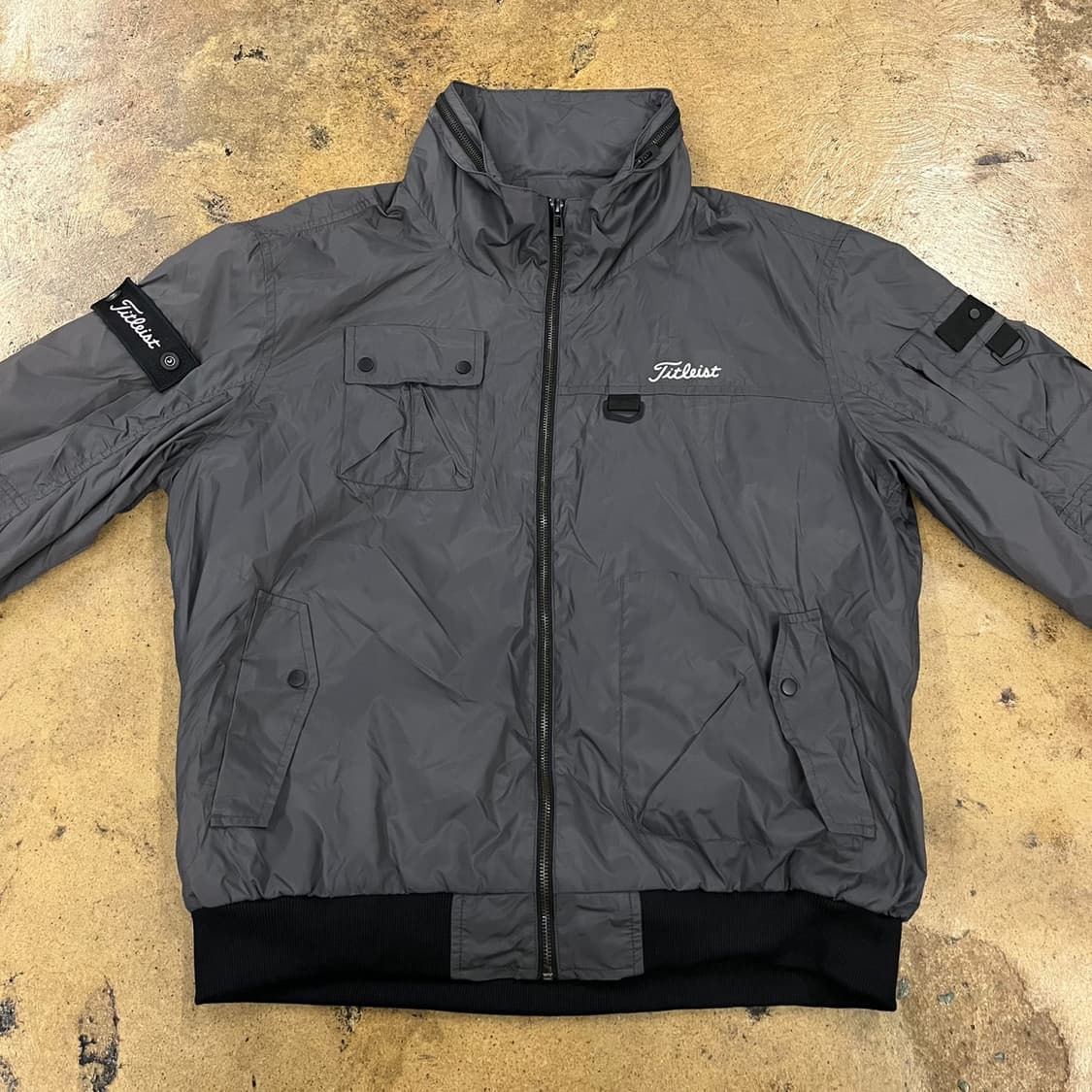[정품/XL] 타이틀리스트 골프 바람막이 그레이 b12 상품이미지3