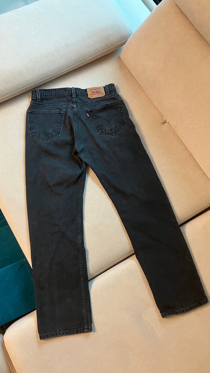 90s Levi’s 505 black jeans 상품이미지4