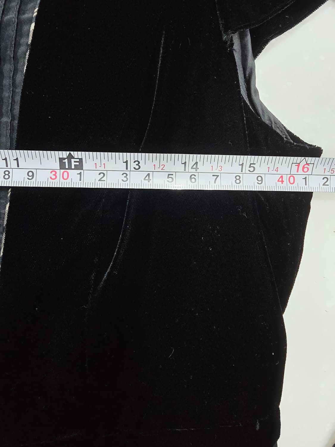 샤틴 벨벳 블랙 자켓 + 스트라이프 롱 원피스 상품이미지6