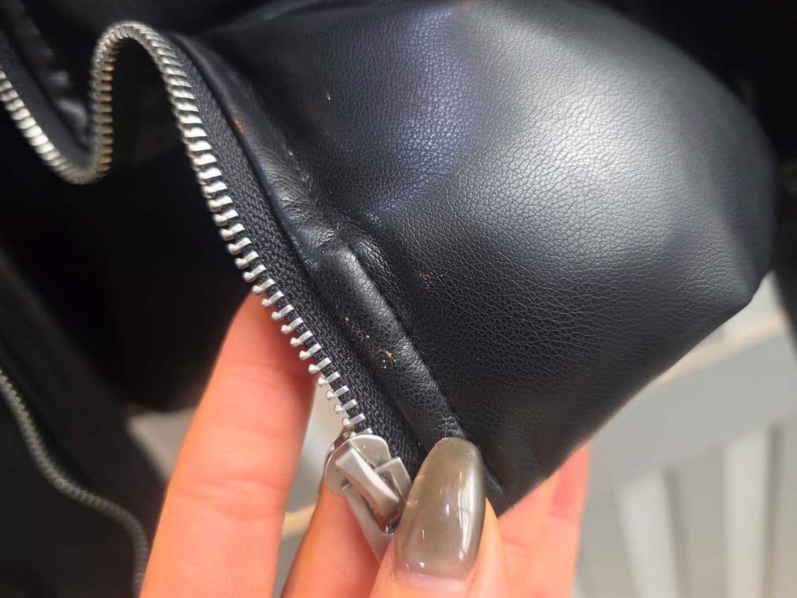 블랙 크롭패딩 상품이미지2