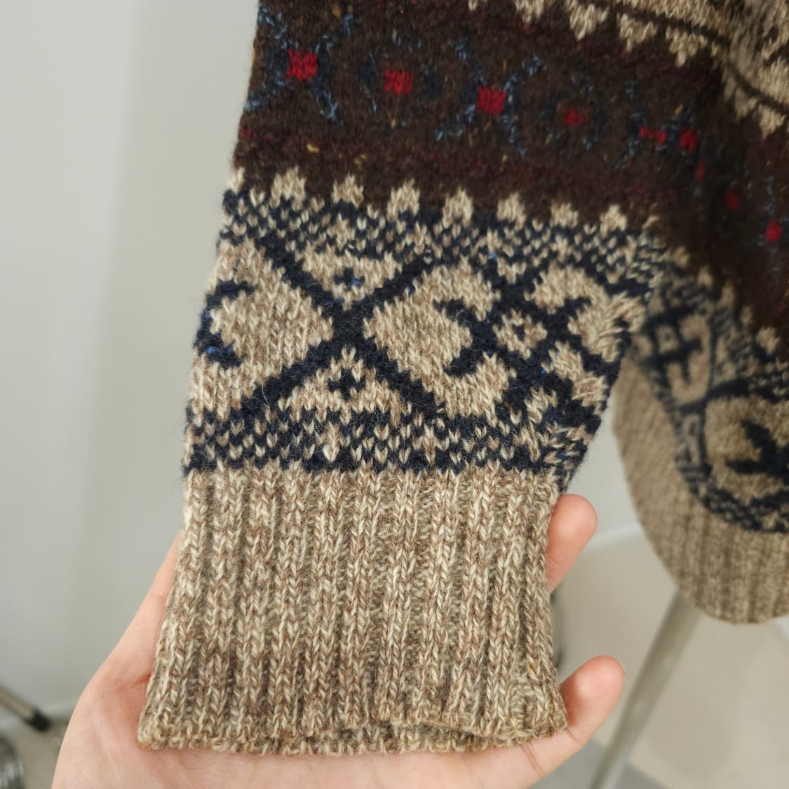 GANT 울 100% 노르닉 니트 남녀공용  상품이미지7