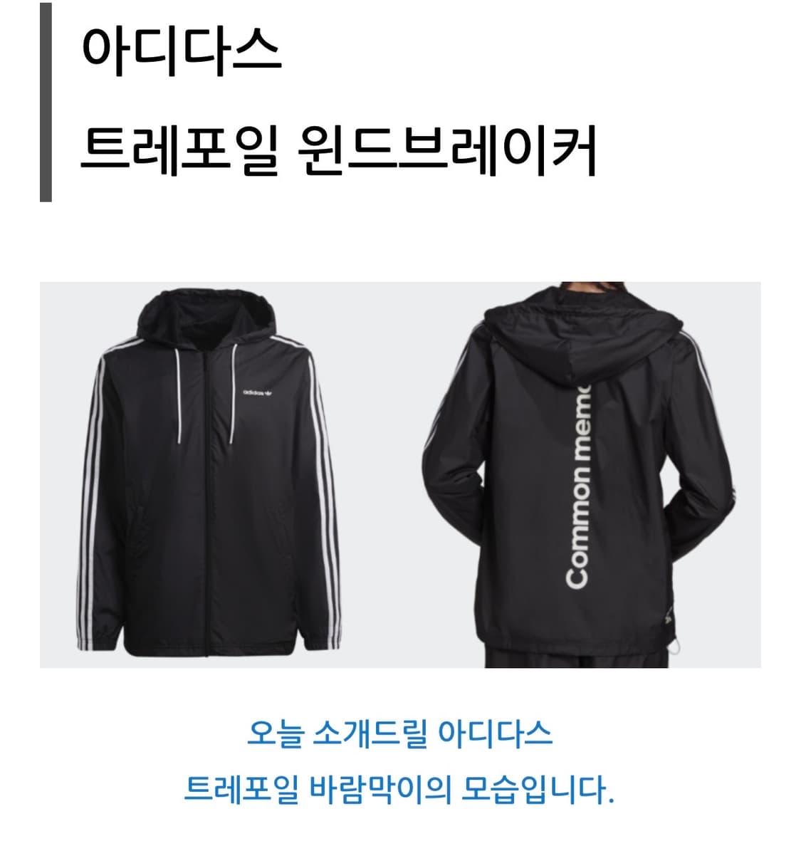 아디다스 트레포일 윈드브레이커 L 상품이미지10