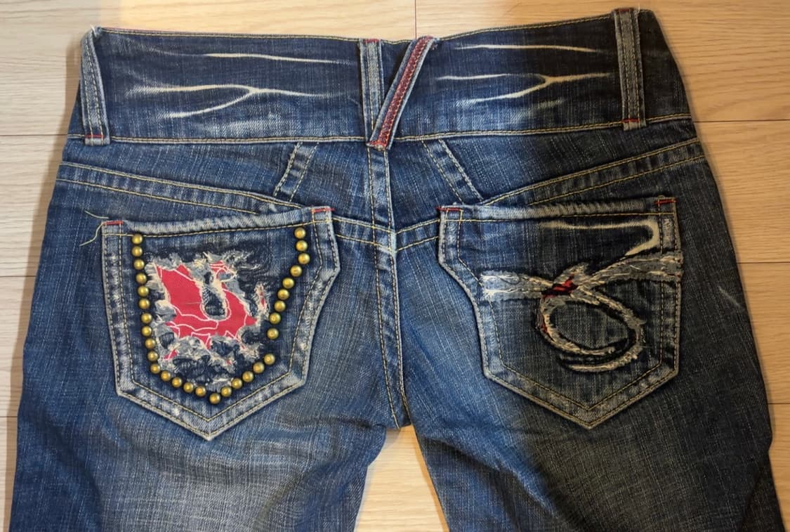 레드페퍼 로우라이즈 청바지 데님 상품이미지1