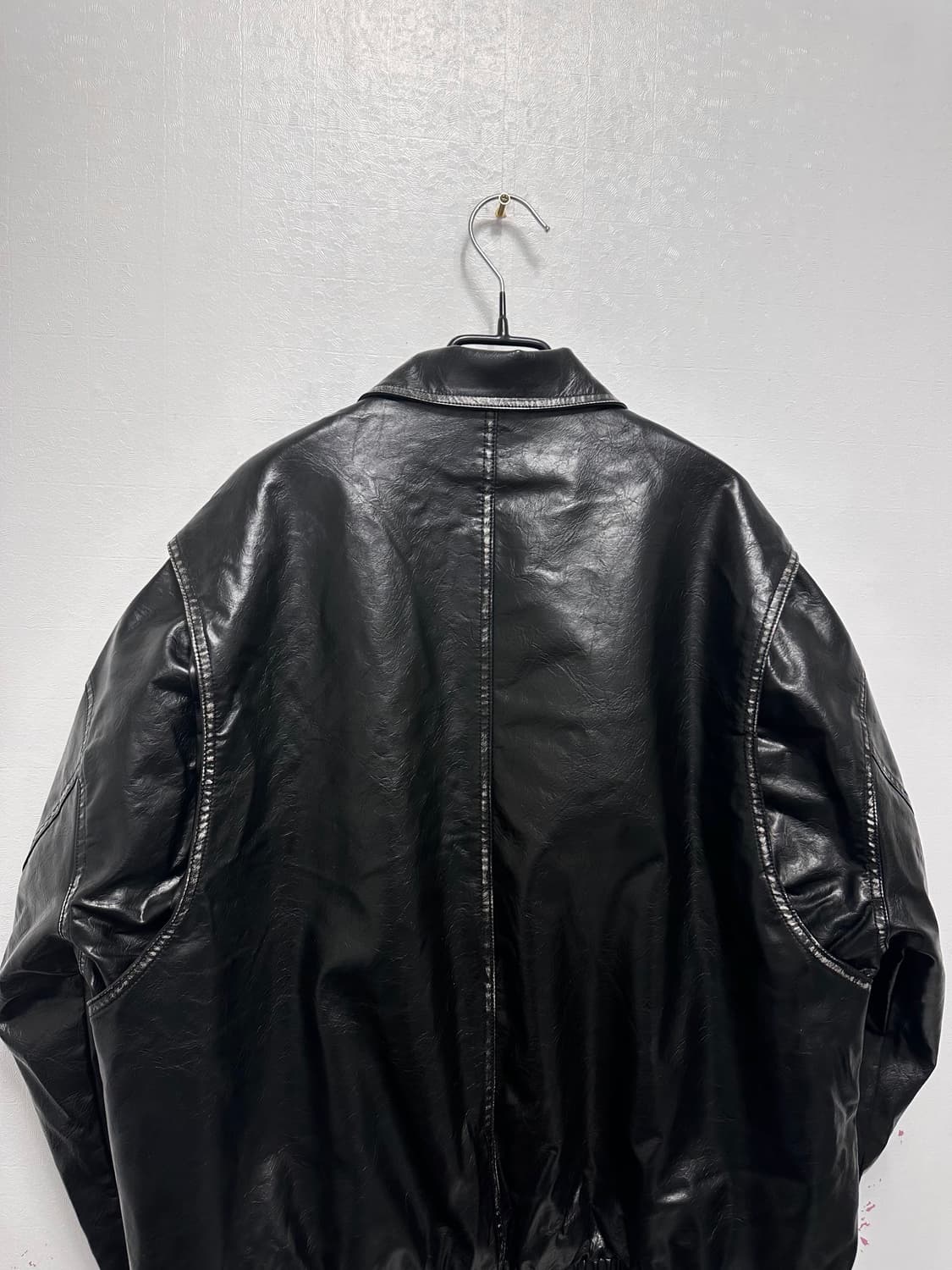 W.Management 인조가죽 블루종 자켓 상품이미지7