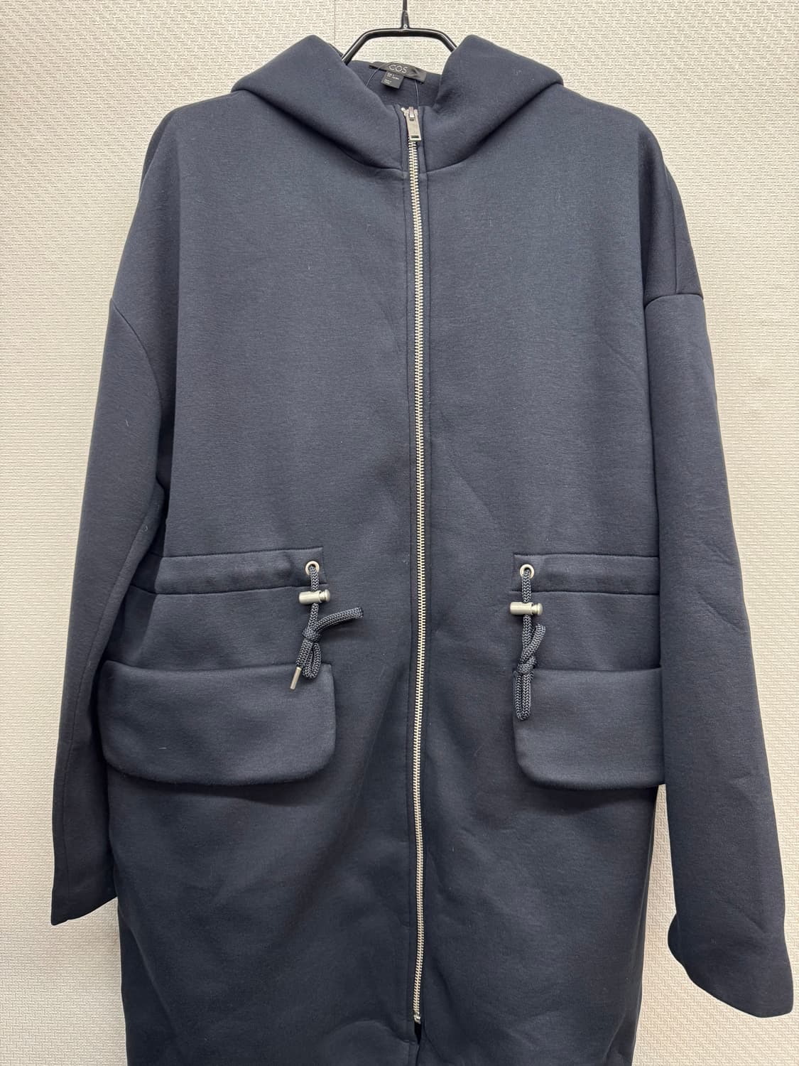 COS 코스 비스코스 소재 후드 코트 S(L) 상품이미지1