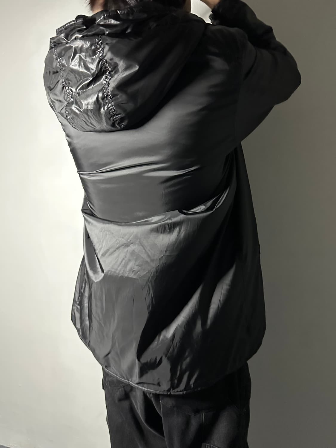 Avirex Nylon Hooded Parka (Black) 상품이미지3