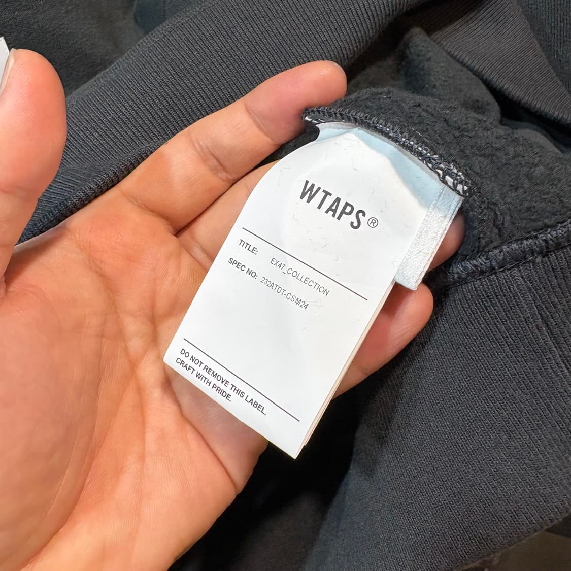 [2] WTAPS 더블탭스 투톤 후드티 상품이미지7