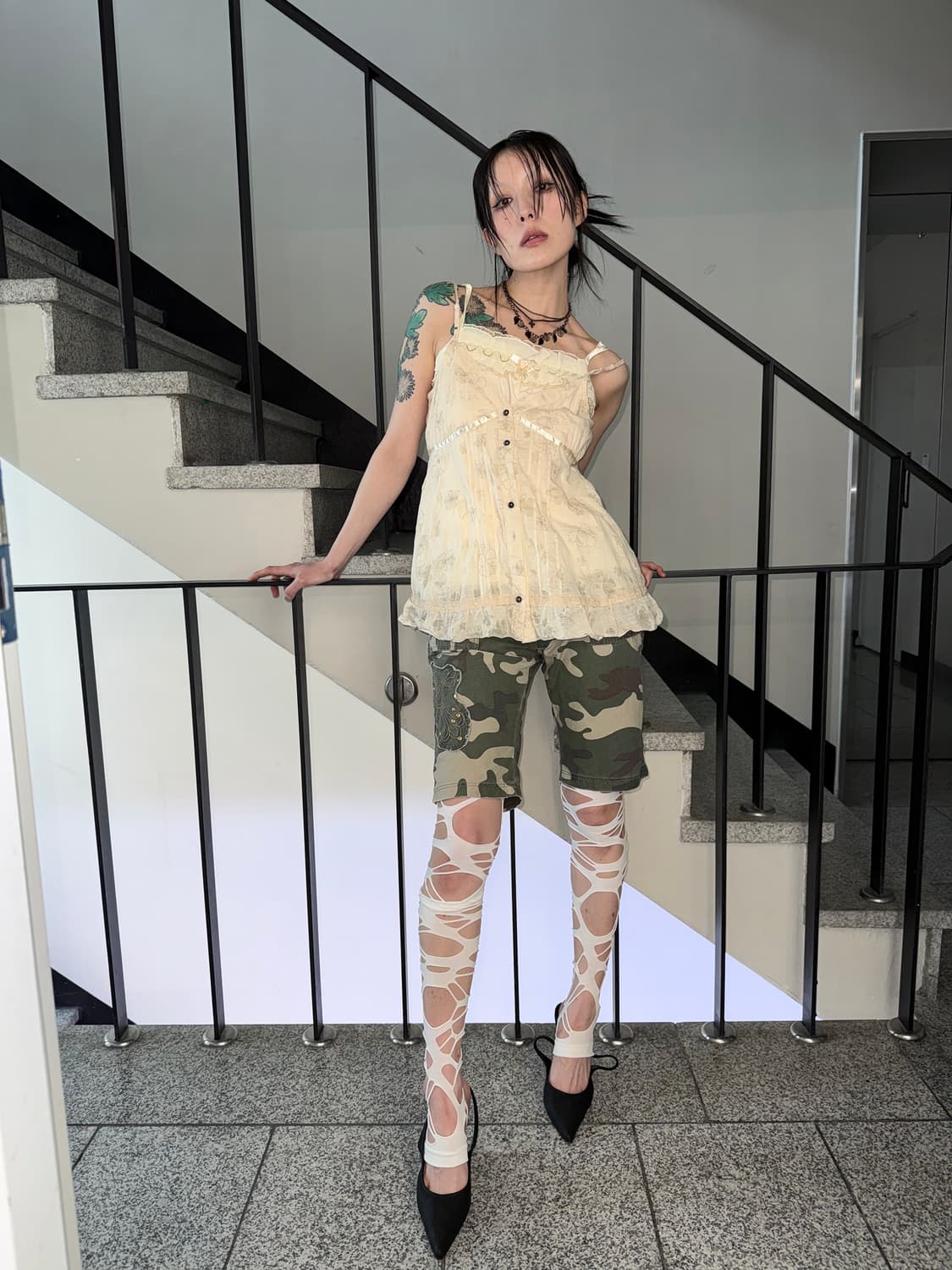 camoflage half pants 상품이미지1