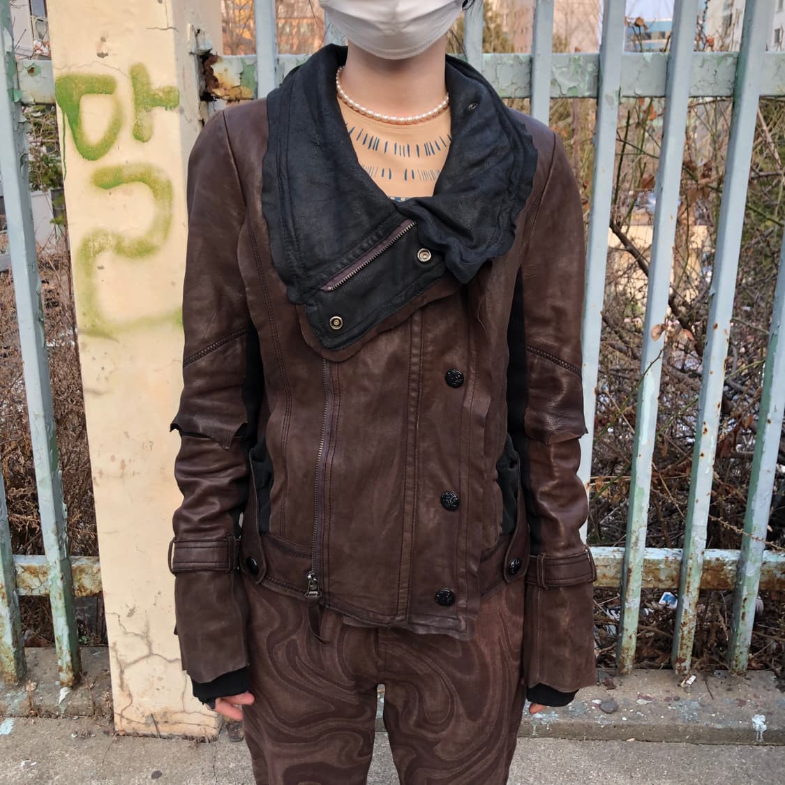 러프아웃 램스킨 자켓 상품이미지5