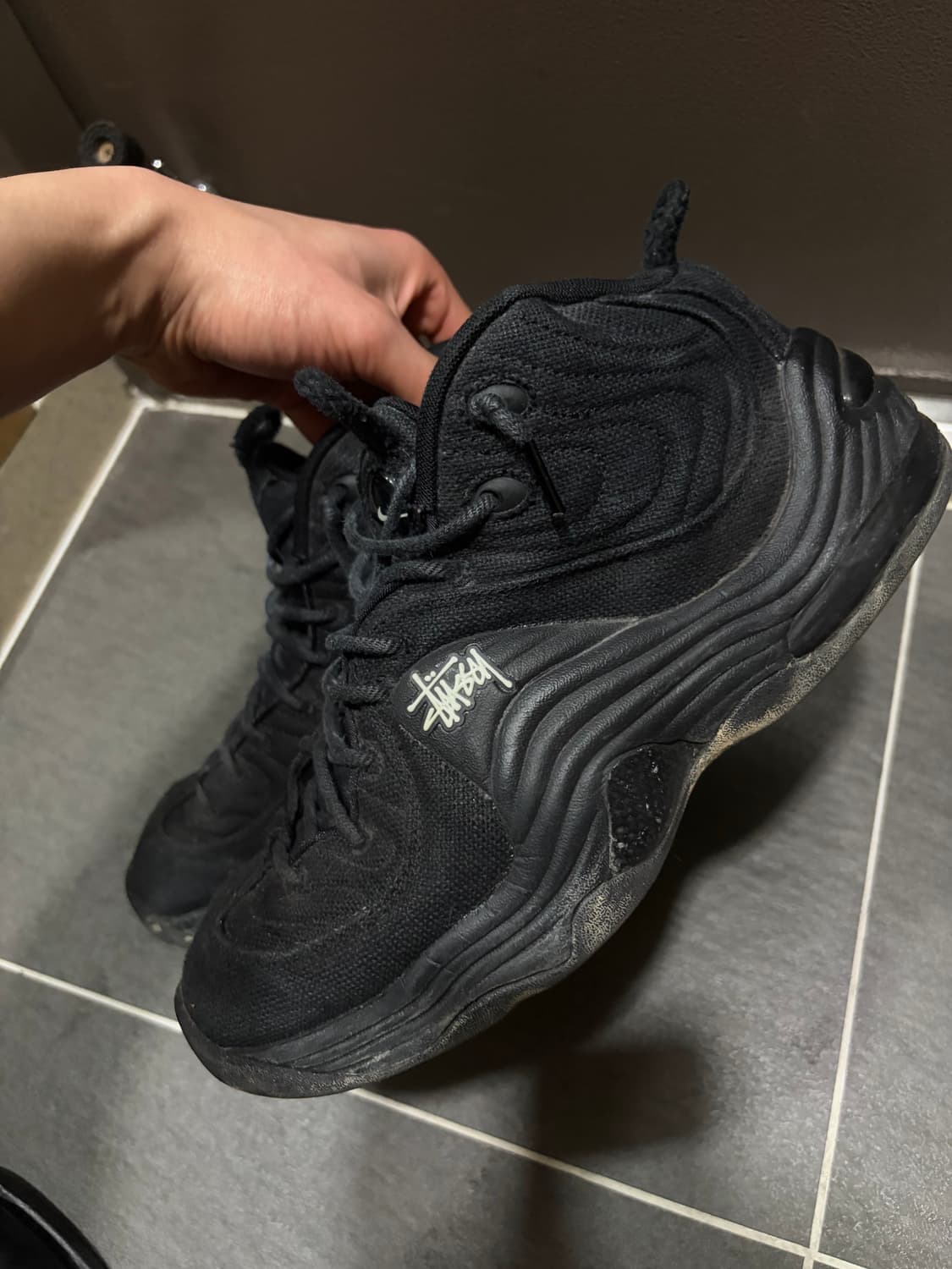 (275) 나이키 스투시 에어페니 2 블랙 상품이미지4