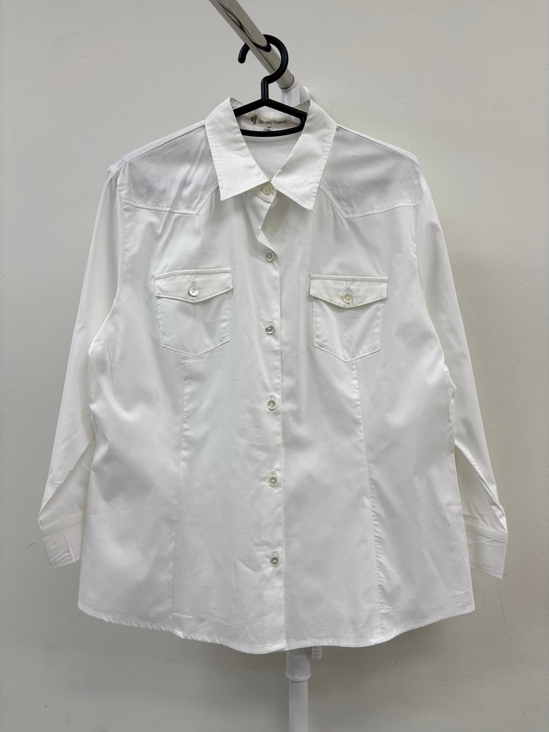빈티지 화이트 웨스턴 셔츠 상품이미지4