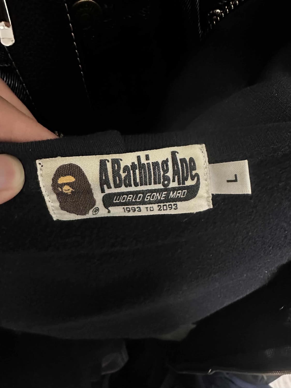 베이프 23주년 금장 후드집업 교신 상품이미지7