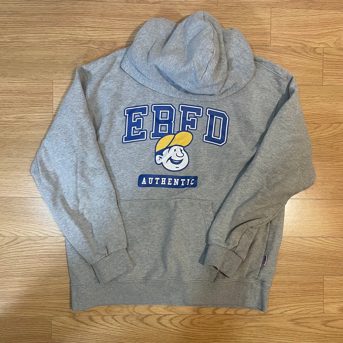 이벳필드 그레이 후드티 S 상품이미지1