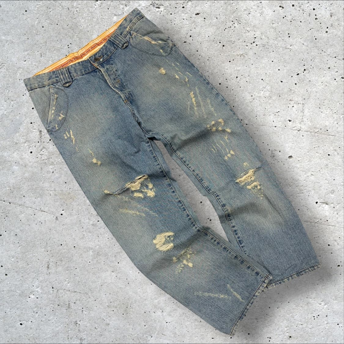 [34] 00s 돌체앤가바나 D&G 디스트로이드 데님 팬츠 D779 상품이미지2