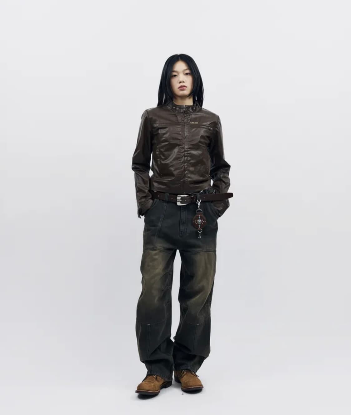 Aakam Technical Coated Jacket (Brown) 상품이미지1