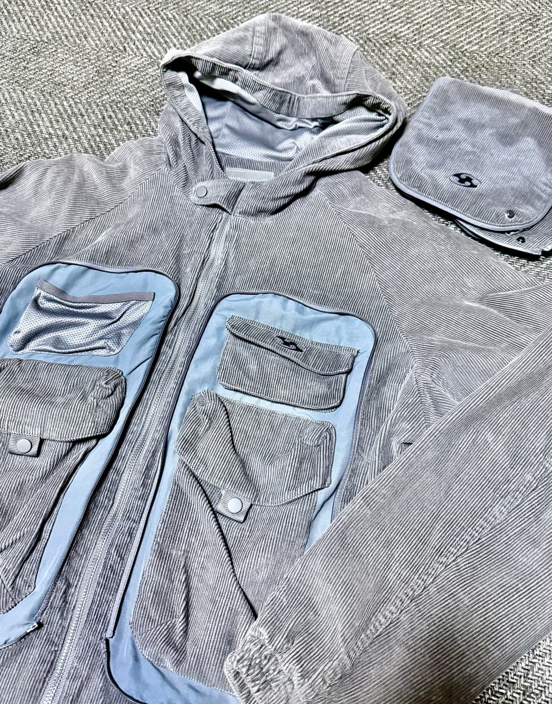 23FW 산산기어 코듀료이 자켓 그레이 1사이즈 상품이미지3