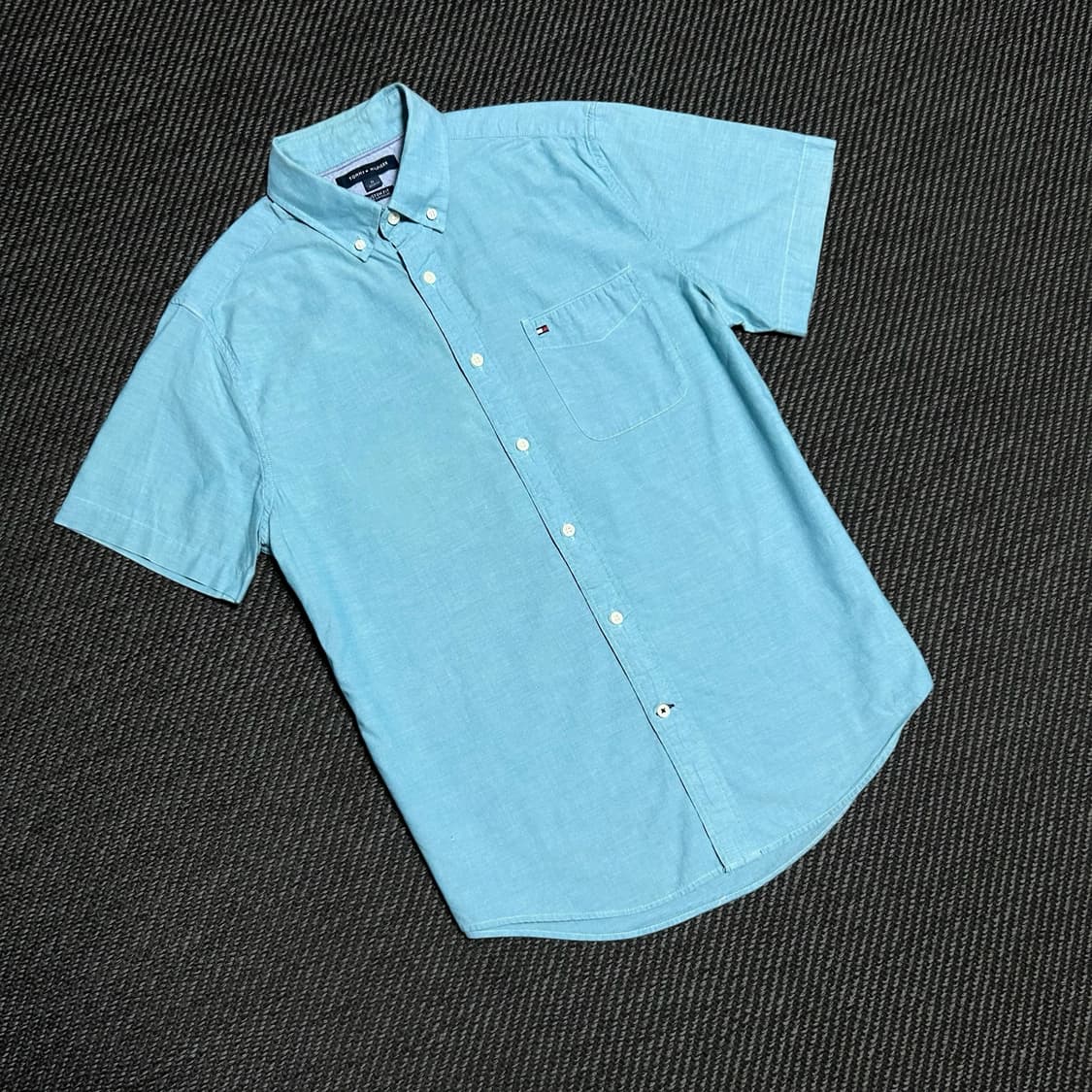 [M] Tommy 타미힐피거 코튼 반팔 셔츠 상품이미지2