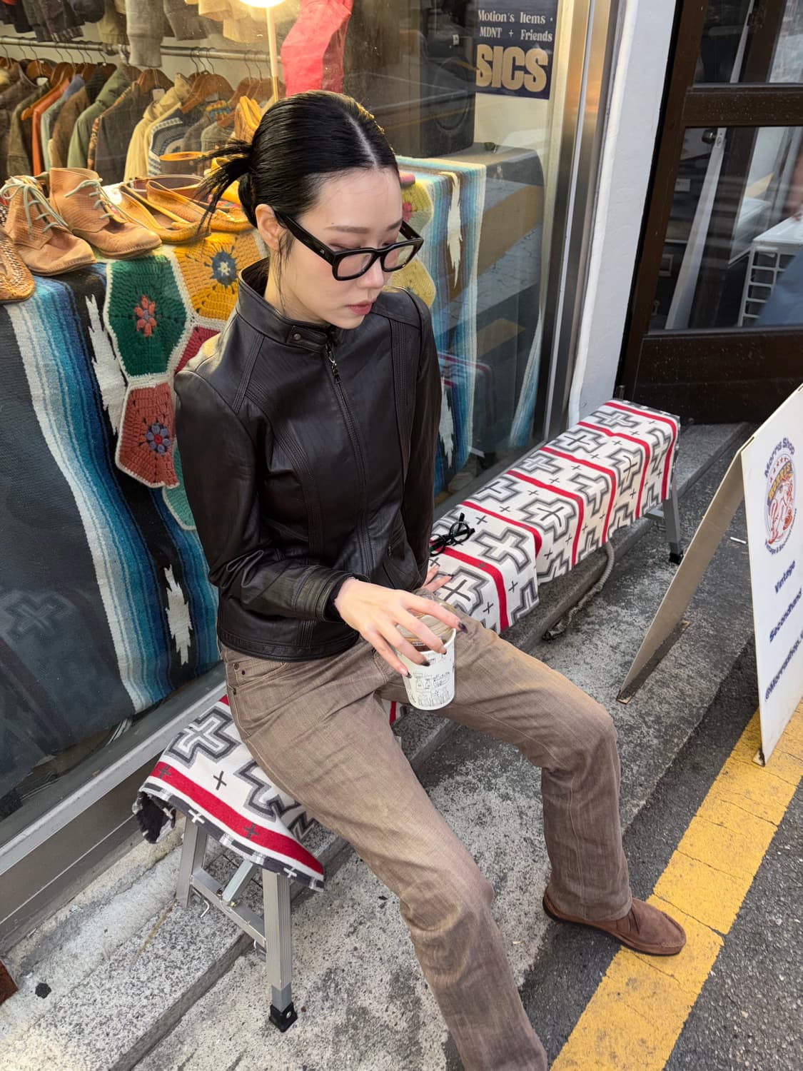 Lambskin Café Racer Jacket 상품이미지3