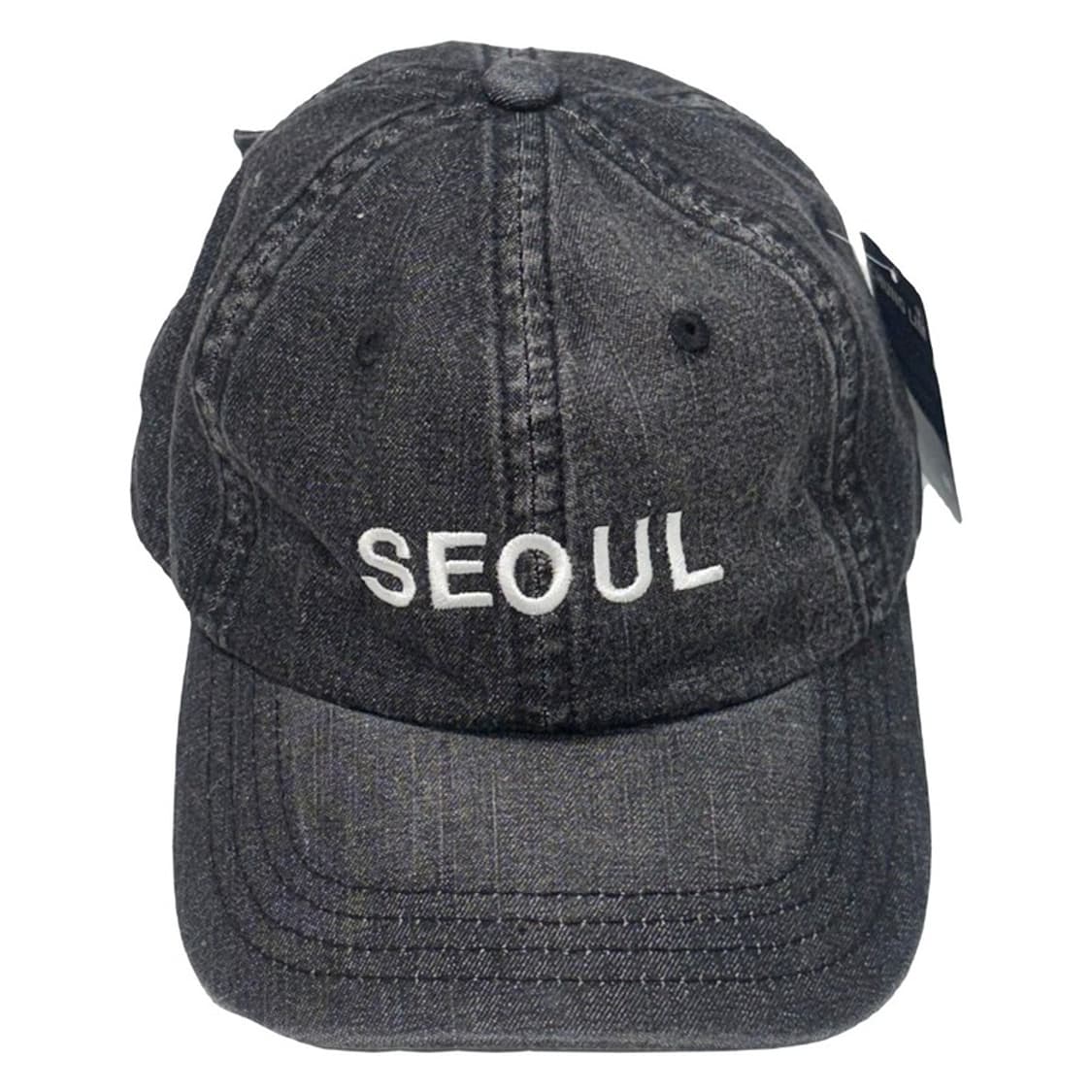 새제품 SEOUL 워싱 볼캡 그레이 상품이미지1