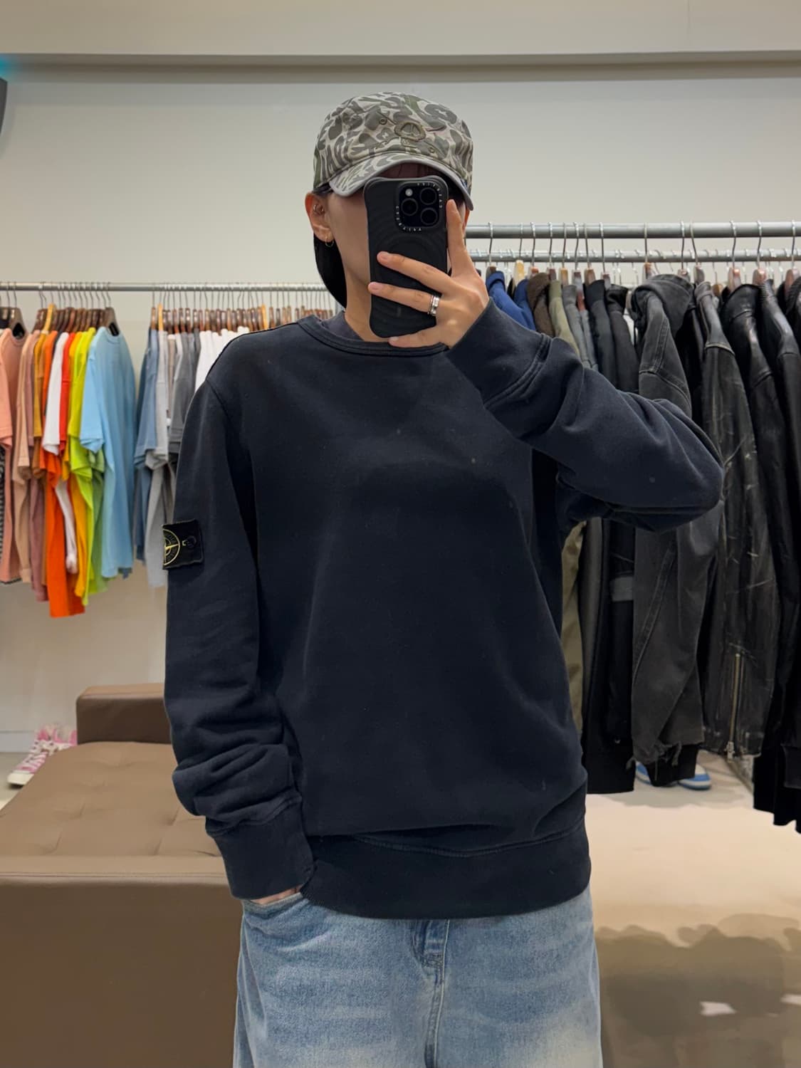 스톤아일랜드 와펜 맨투맨 상품이미지5