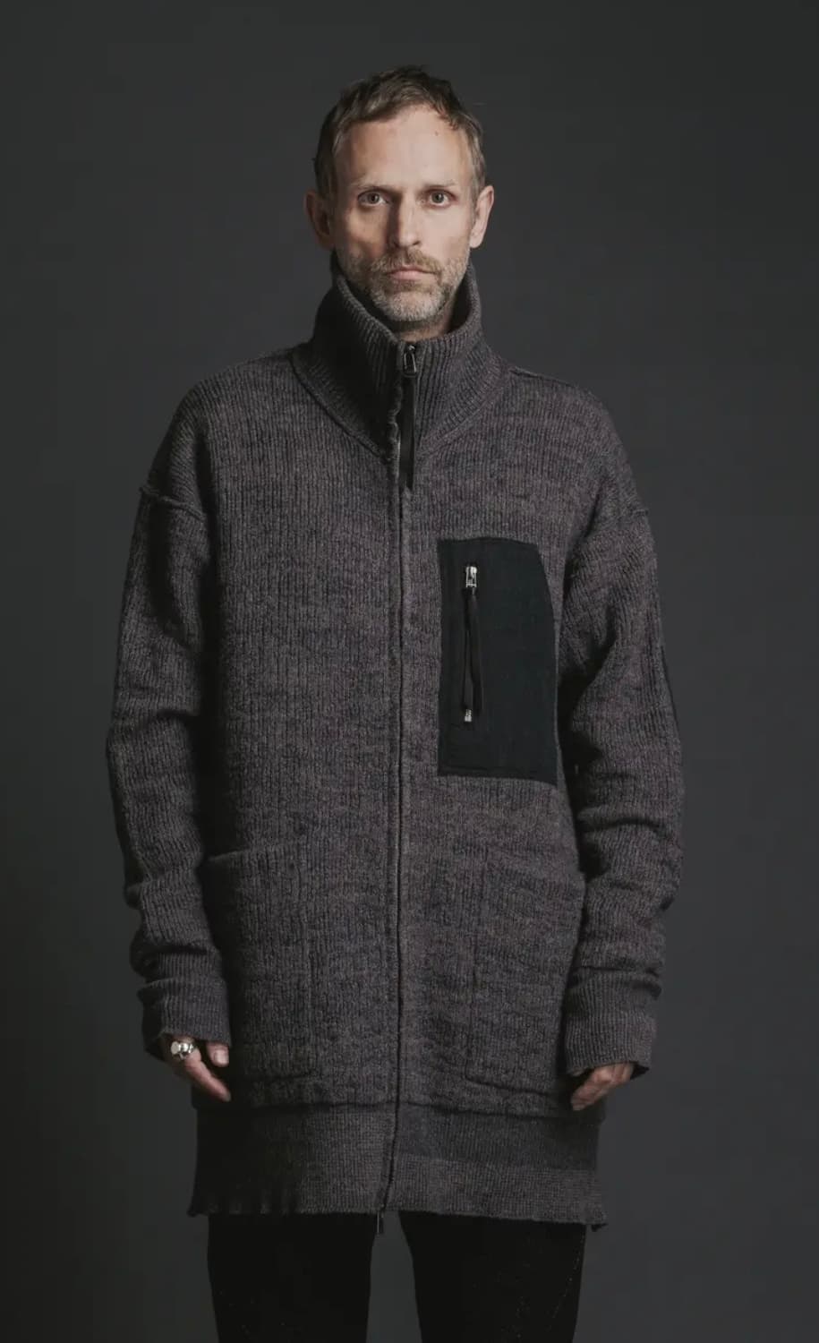 The viridi anne zip cardigan 상품이미지2