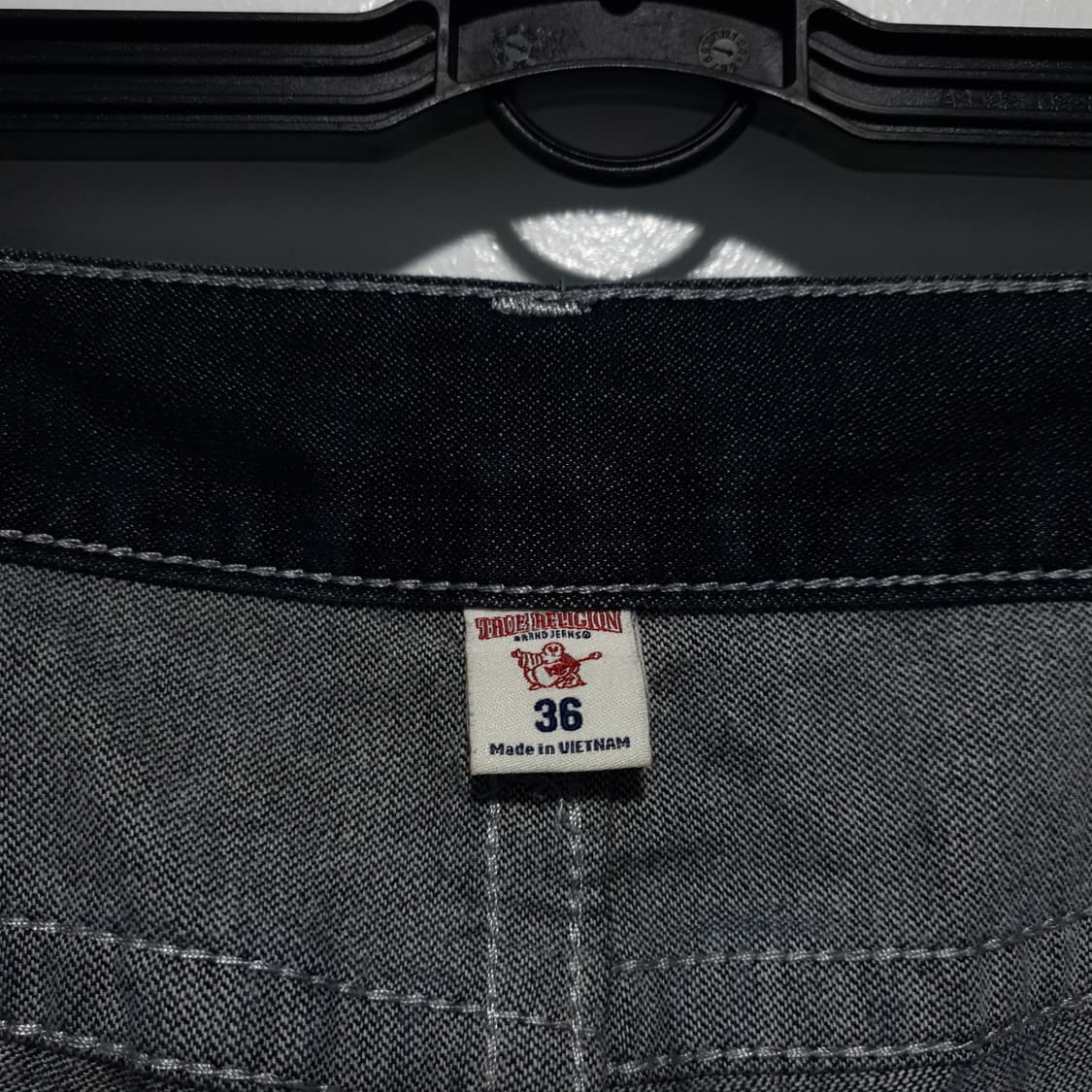 36인치) 트루릴리전 큐알 정품 섹션 모토 바이커 데님 팬츠 청바지 발망 상품이미지5