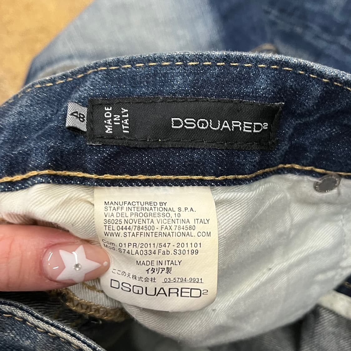 [정품/48] Dsquared2 디스퀘어드2 데님 청바지 b15 상품이미지4