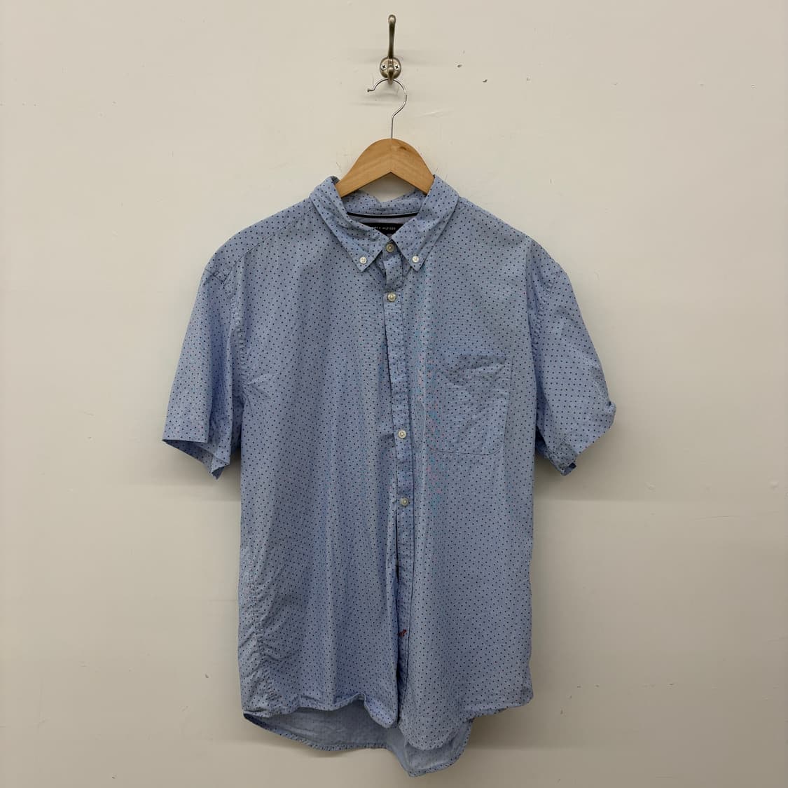 타미힐피거 반팔 셔츠 블루 도트 남XL 상품이미지1