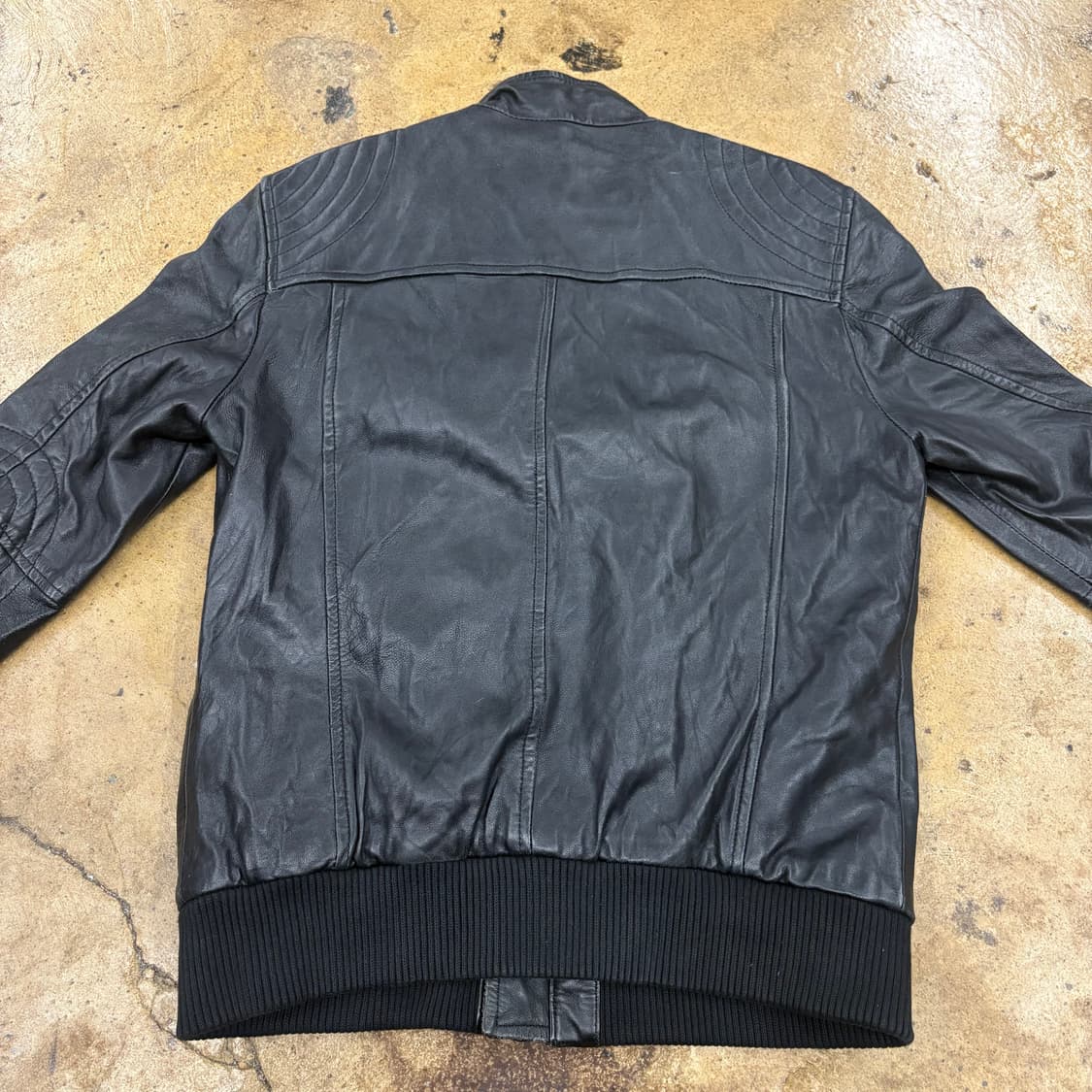 [정품/M] 자라 양가죽 블루종 자켓 b14 상품이미지4