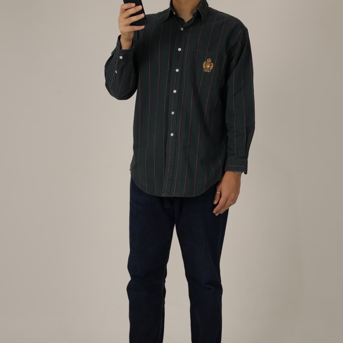 폴로 스트라이프 셔츠 올드 모델 (M~L) 상품이미지7