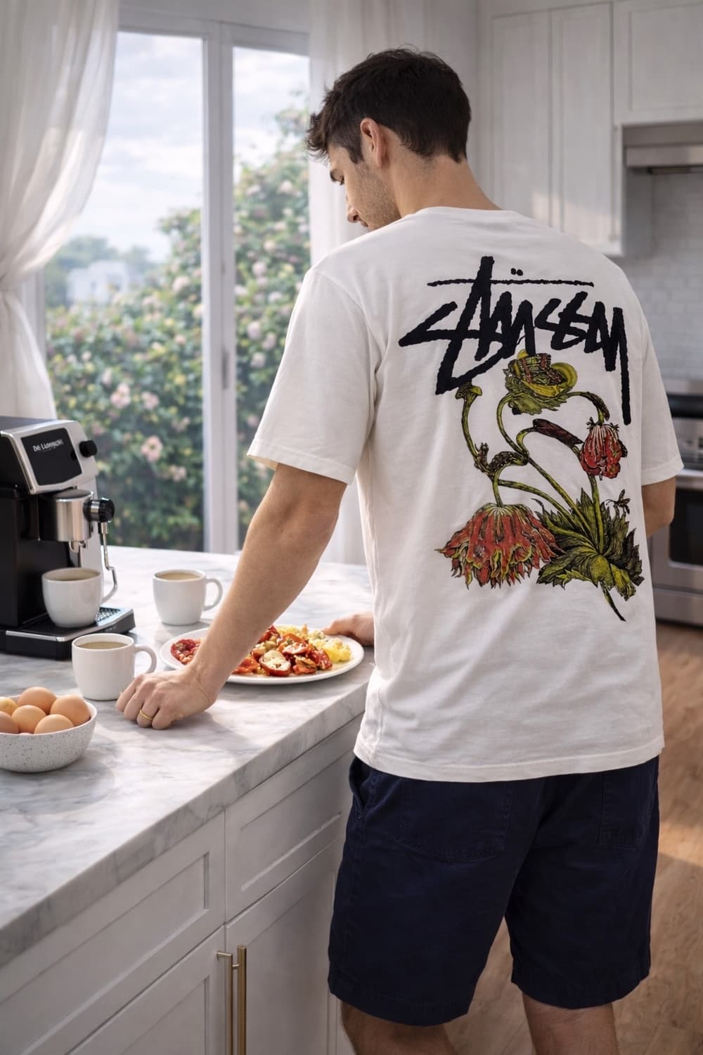 Stüssy Withered Flower 스투시 그래픽 반팔 티셔츠 상품이미지1