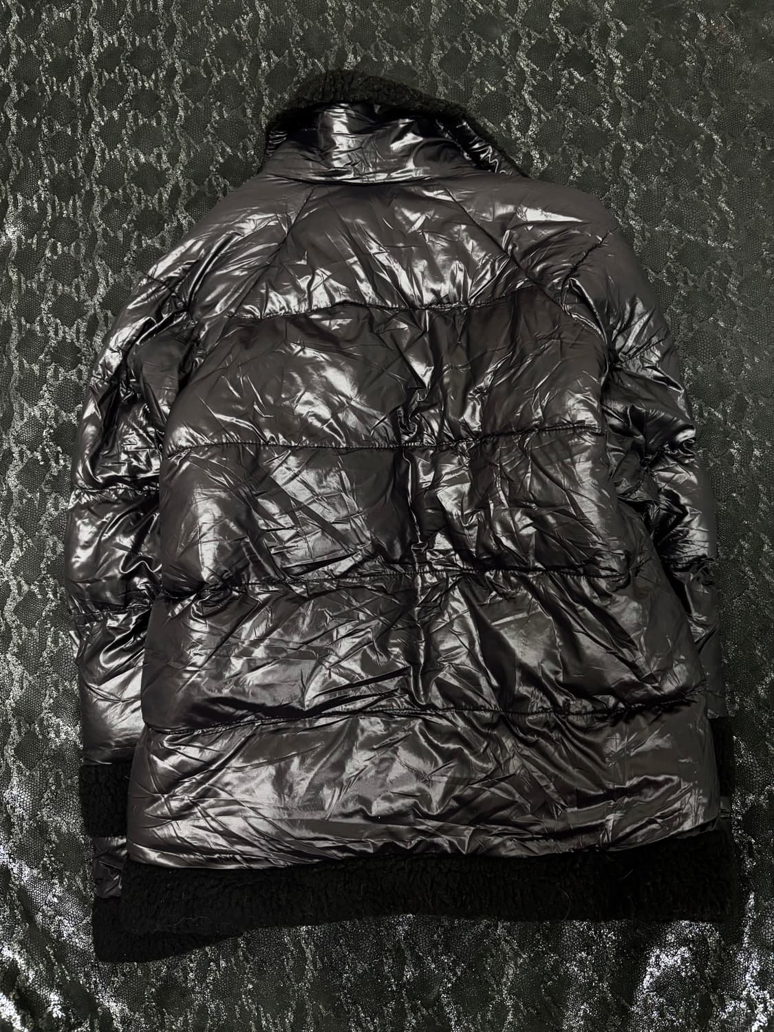 “Vintage” Y2K Mood Black Side Zipper Pad 상품이미지8