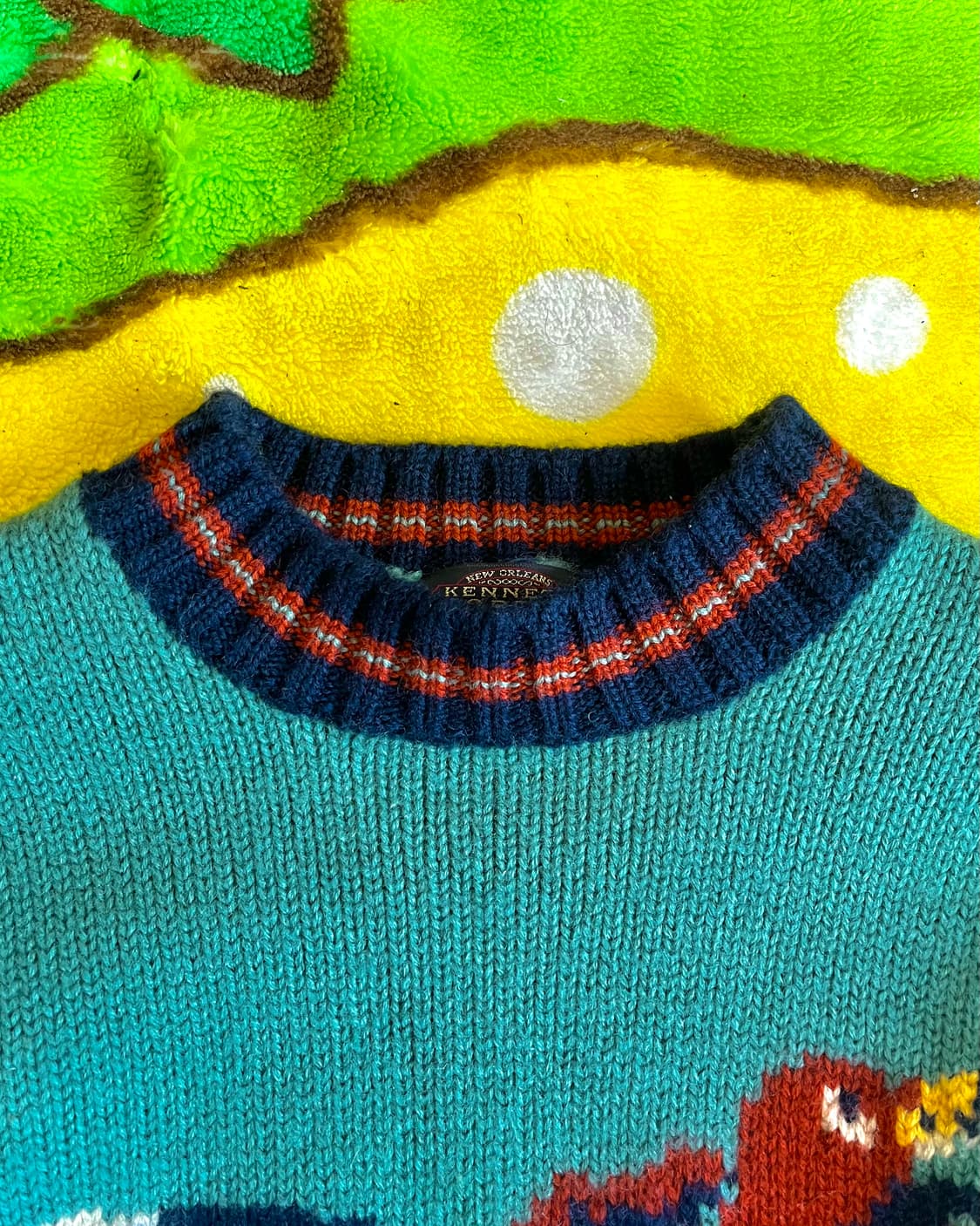 1980-90s KENNETH GORDON Heavy Wool Knit 상품이미지4