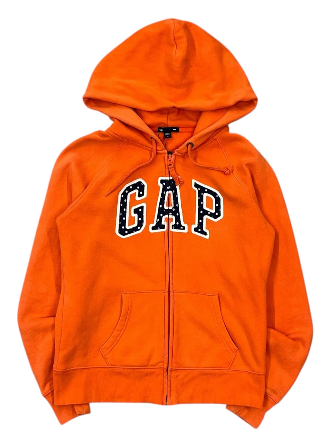 갭 도트 레터링 후드집업 오렌지 S #csz1779 상품이미지3