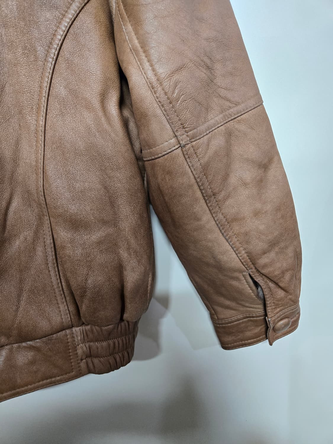 디노 갈루치 양가죽  무스탕 자켓 브라운 105  상품이미지5