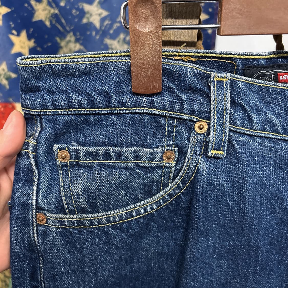 90s 리바이스 스페셜리저브 라인 525 미국생산 루즈핏 데님팬츠 상품이미지5