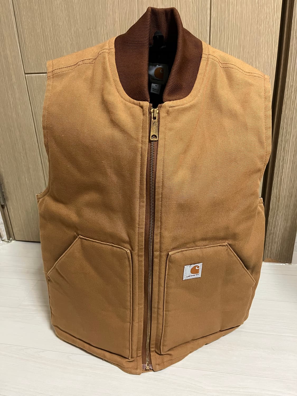 🦺 Carhartt V01 브라운 베스트 상품이미지2