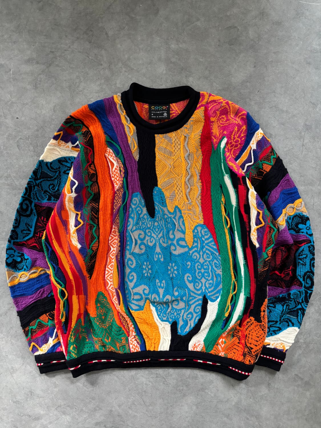 Coogi 쿠지 멀티컬러 케이블 니트  상품이미지4