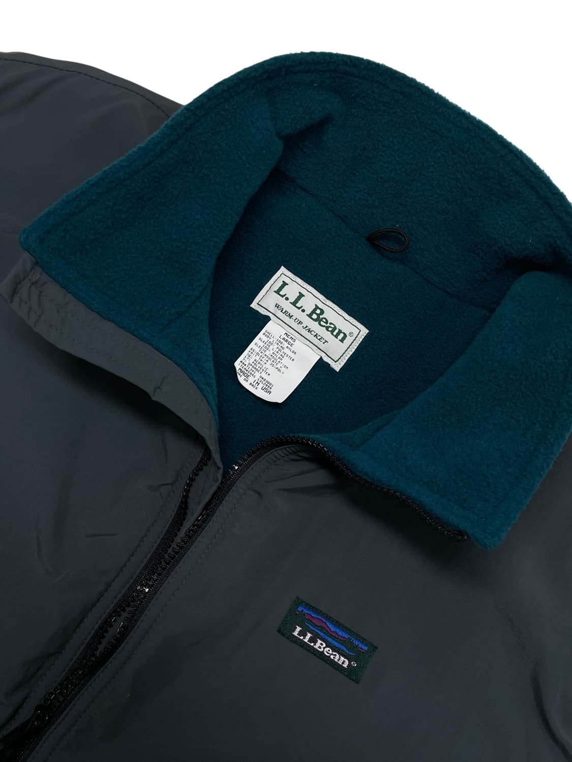 [L]90s L.L.Bean Made USA 웜업 플리스 자켓 상품이미지4