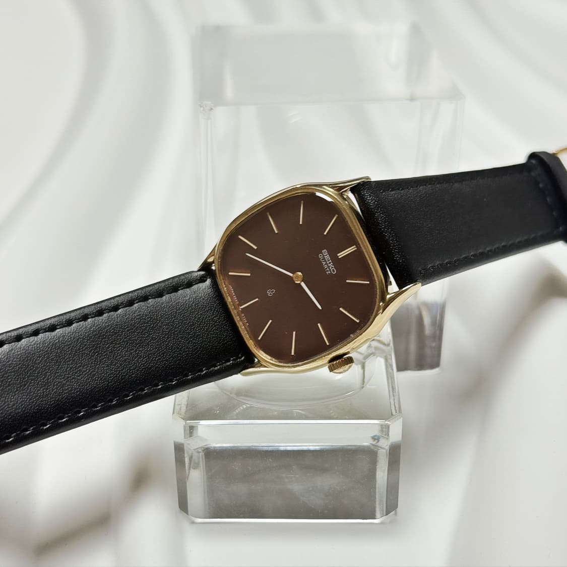 80's90's 빈티지 세이코 브라운 다이얼 드레스 워치 상품이미지2
