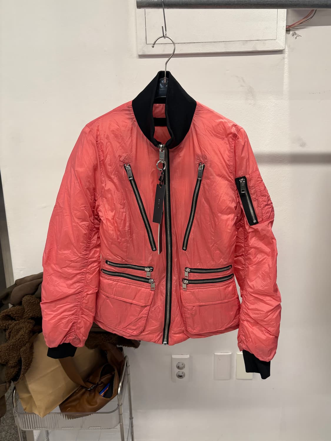 Diesel reversible padding jacket pink 상품이미지1