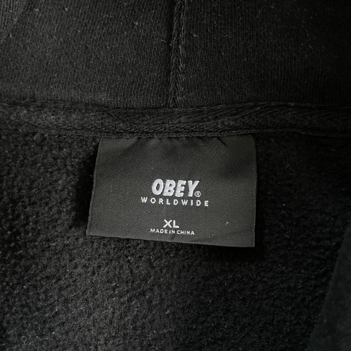 Obey  오베이 아이콘 블랙 스웻 후드티 상품이미지7