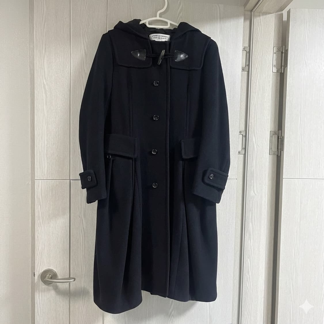 꼼데가르송 꼼데가르송 후디드 더플 코트 상품이미지1