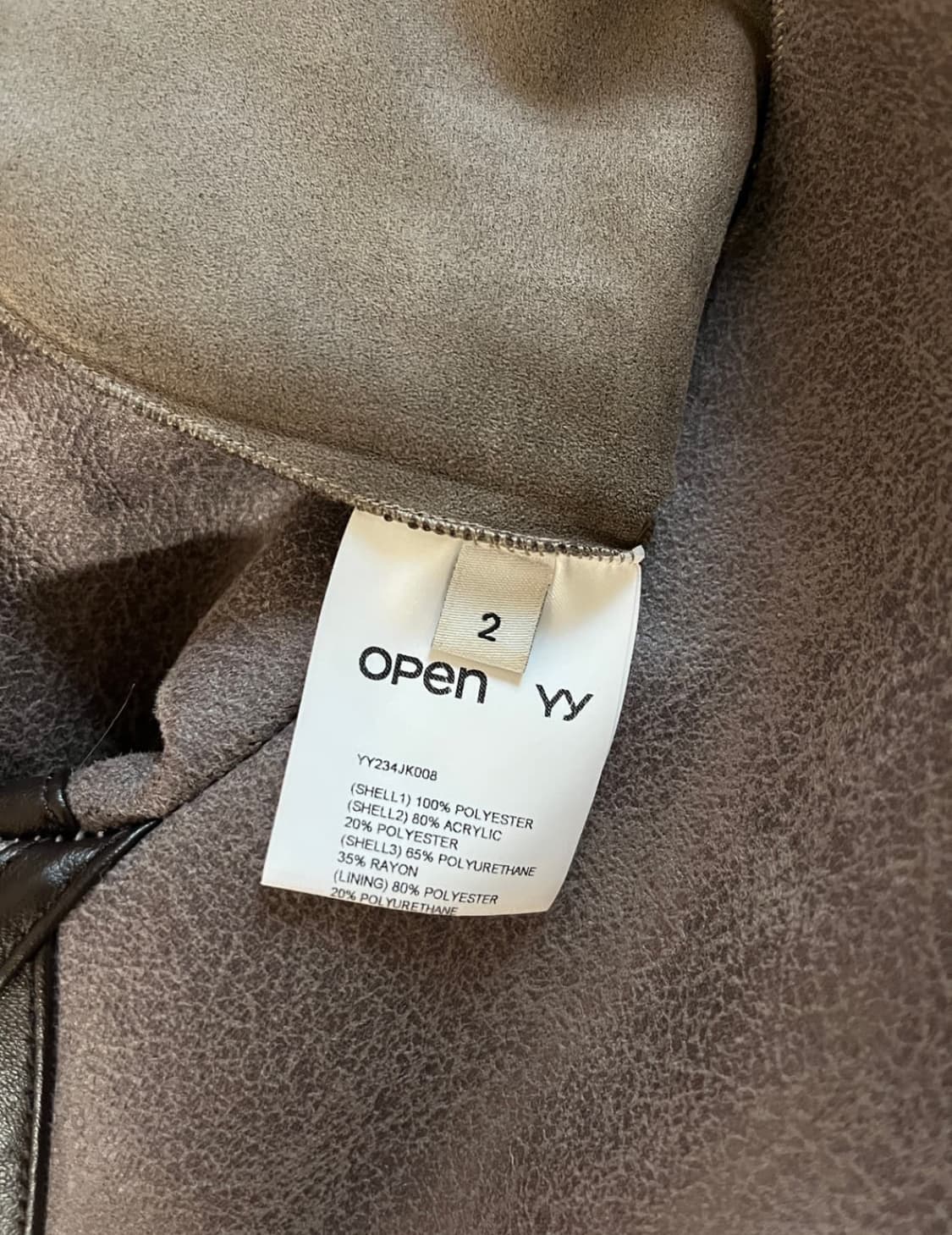 오픈yy FAUX FUR REVERSIBLE JACKET 상품이미지5